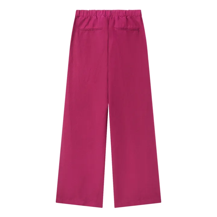 Pomandère Pantalon Coton et Lin | Prune