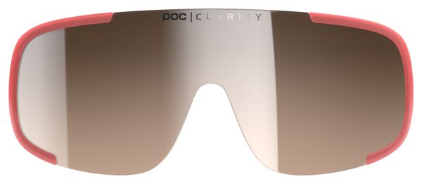 Lunettes Poc Aspire Mid Corail Translucide - Brown Silver Miror