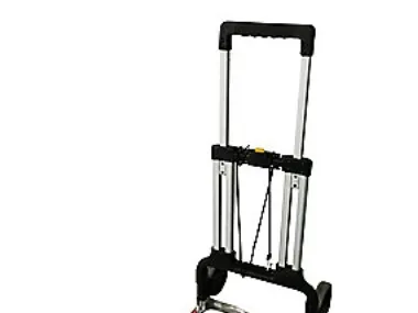 Bagagevogn, sammenklappelig. Klarer 125 kg. Super handy at have med.Kun 6,5 cm dyb når den er klappet sammen