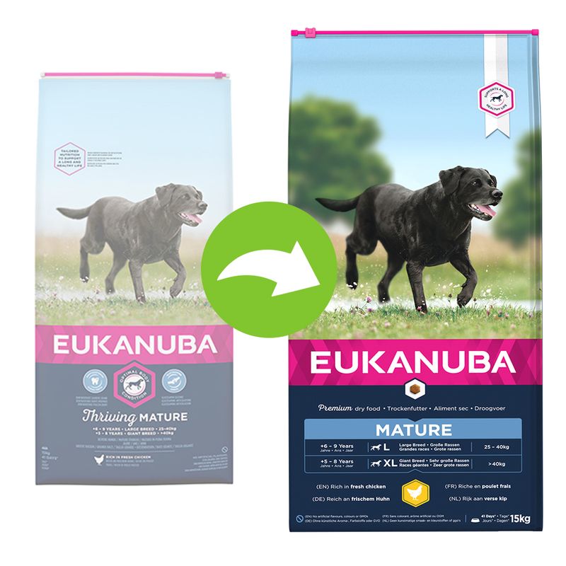 Eukanuba Thriving Mature Large Breed poulet à prix discount sur bitiba.fr