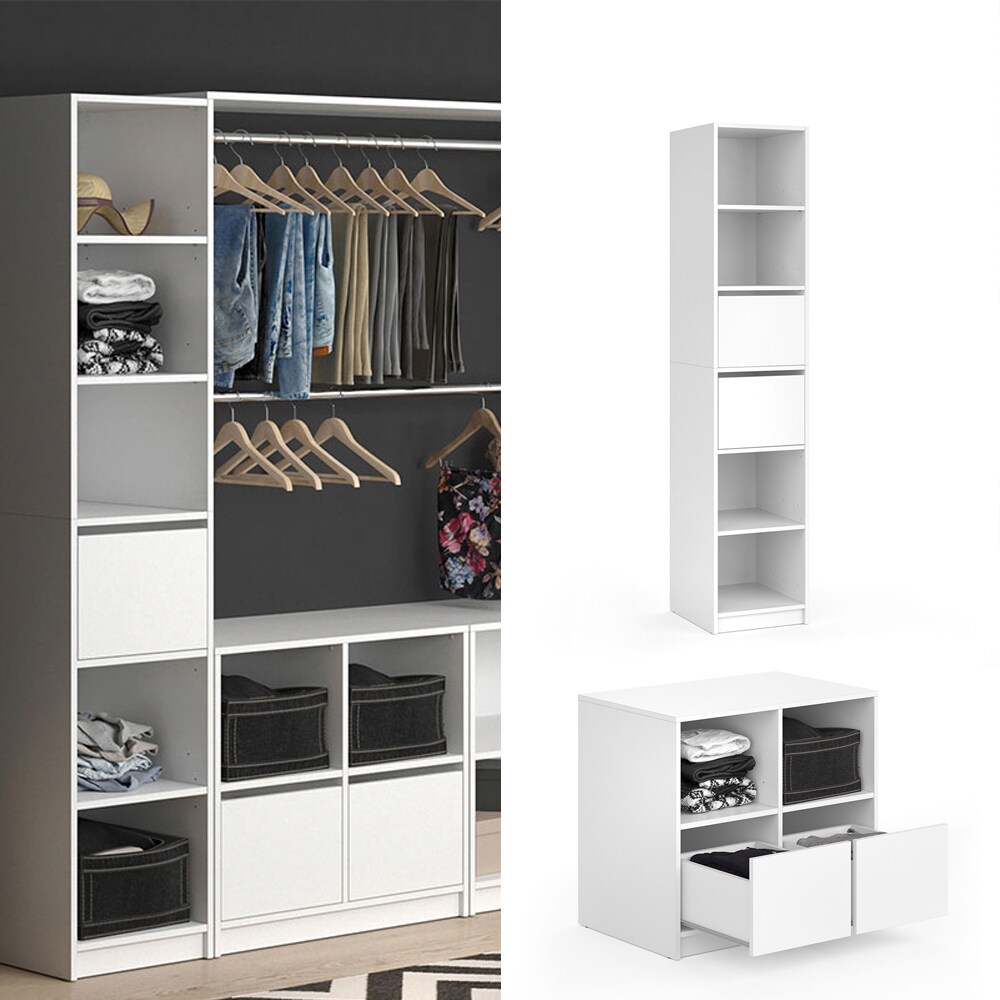 Vicco Schubladenset Visit Regal Schlafzimmer Umkleide zweiteilig Erweiterung