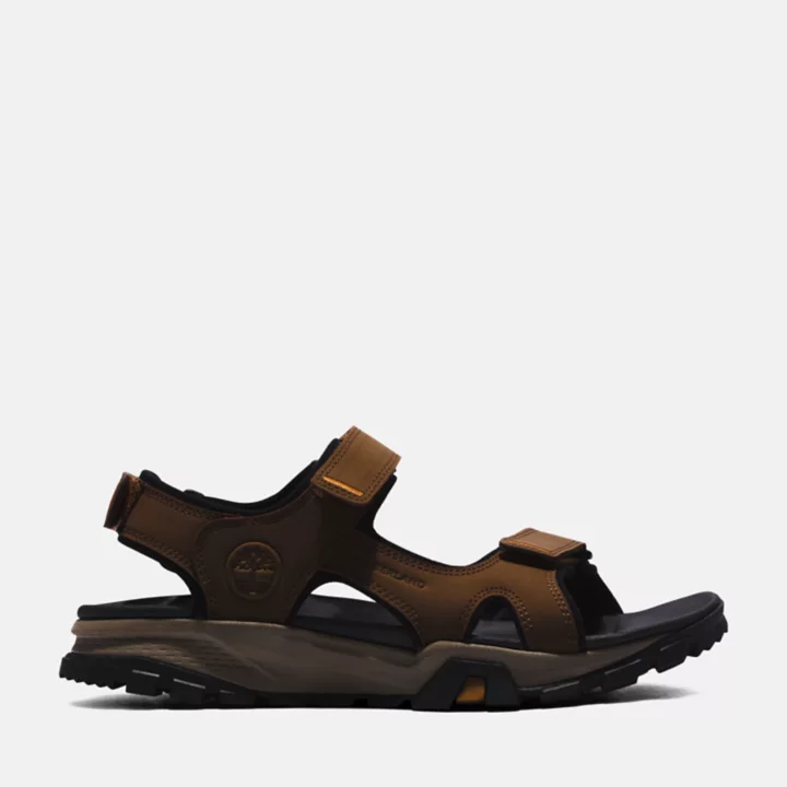 Sandale à double bride Lincoln Peak pour homme en marron