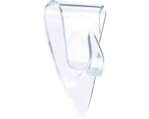 tesa kleefhaken voor glas, transparant, draagvermogen 0,2 kg, 5 stuks.