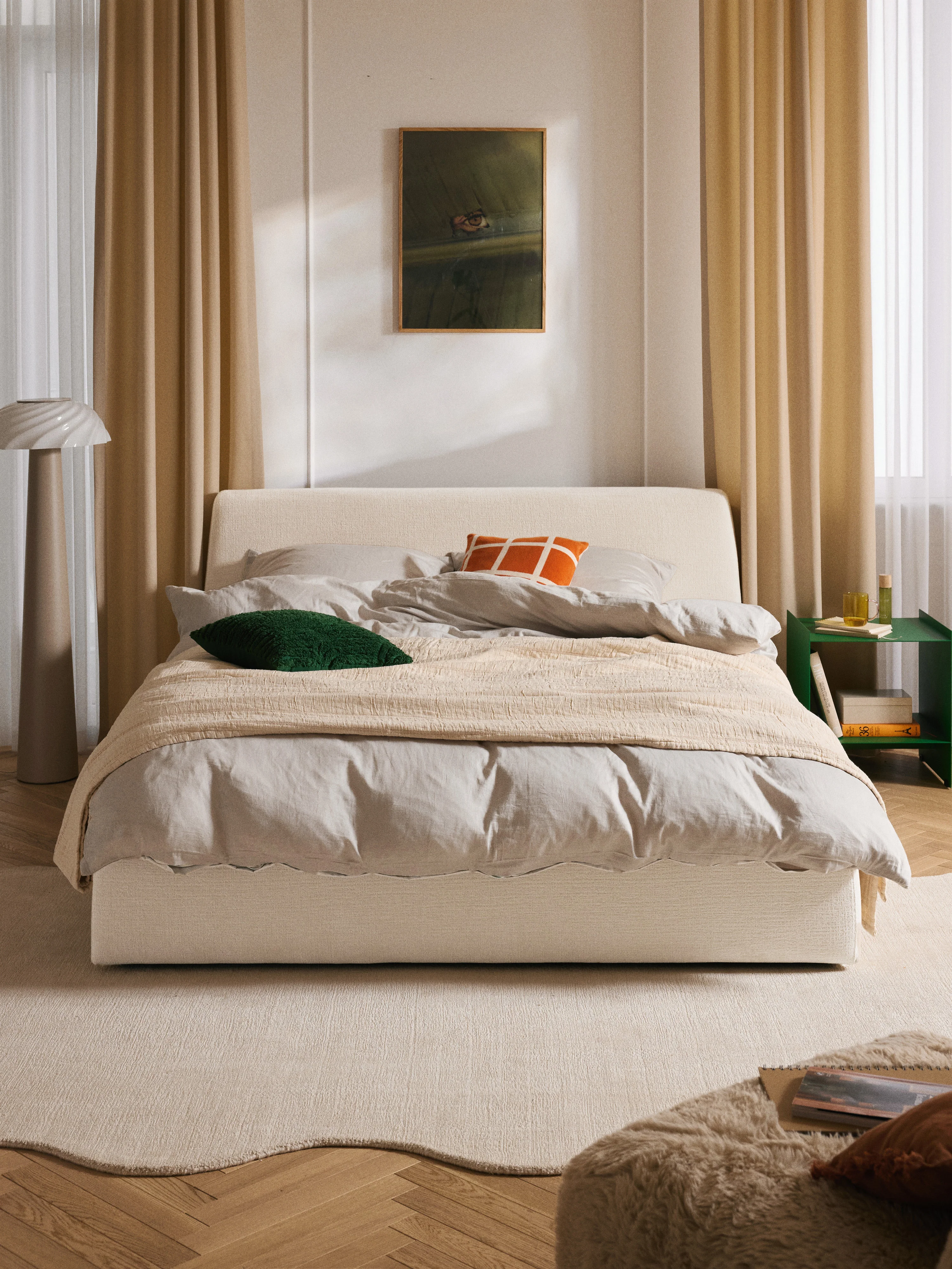 Gestoffeerd bed Cloud