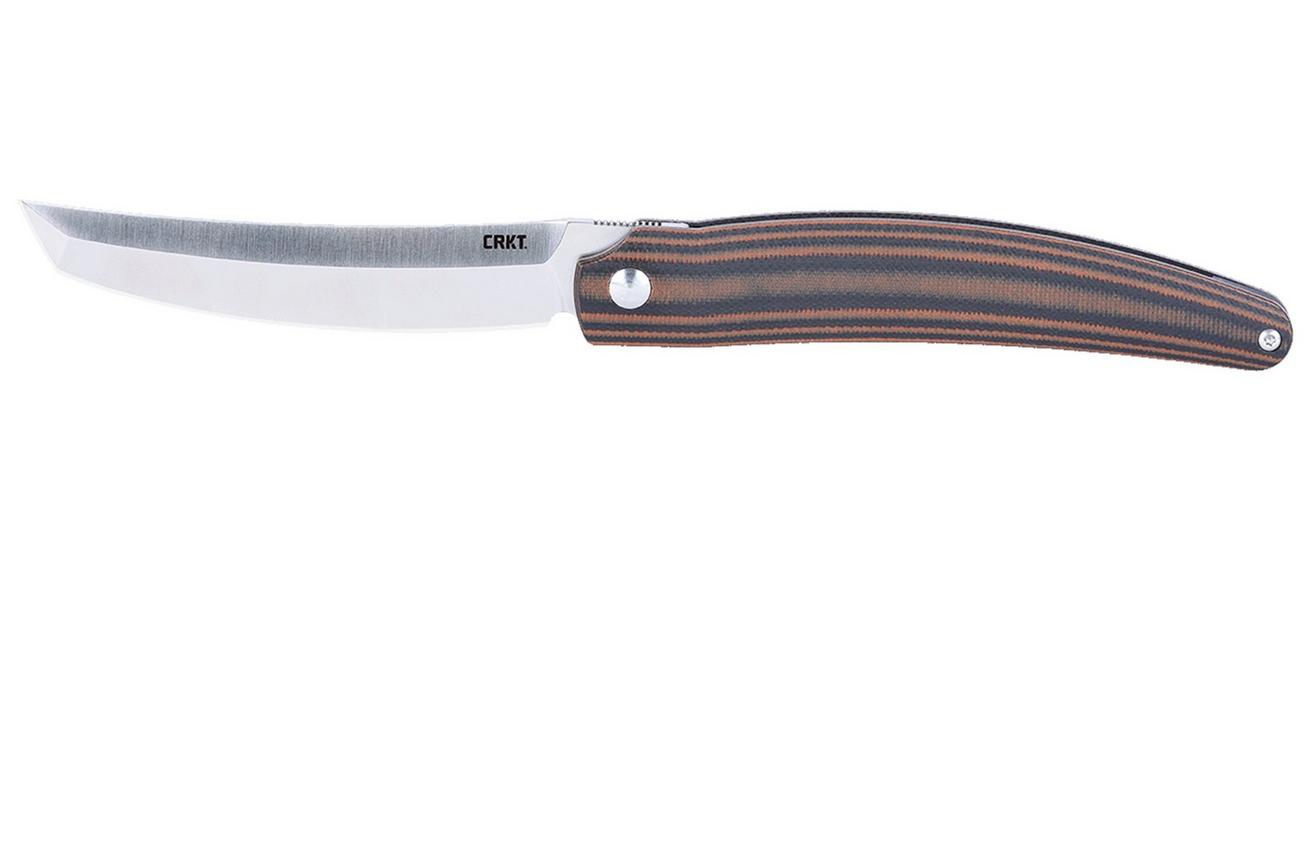 CRKT Ancestor 5930 Brown Black G10 zakmes, Darriel Caston design