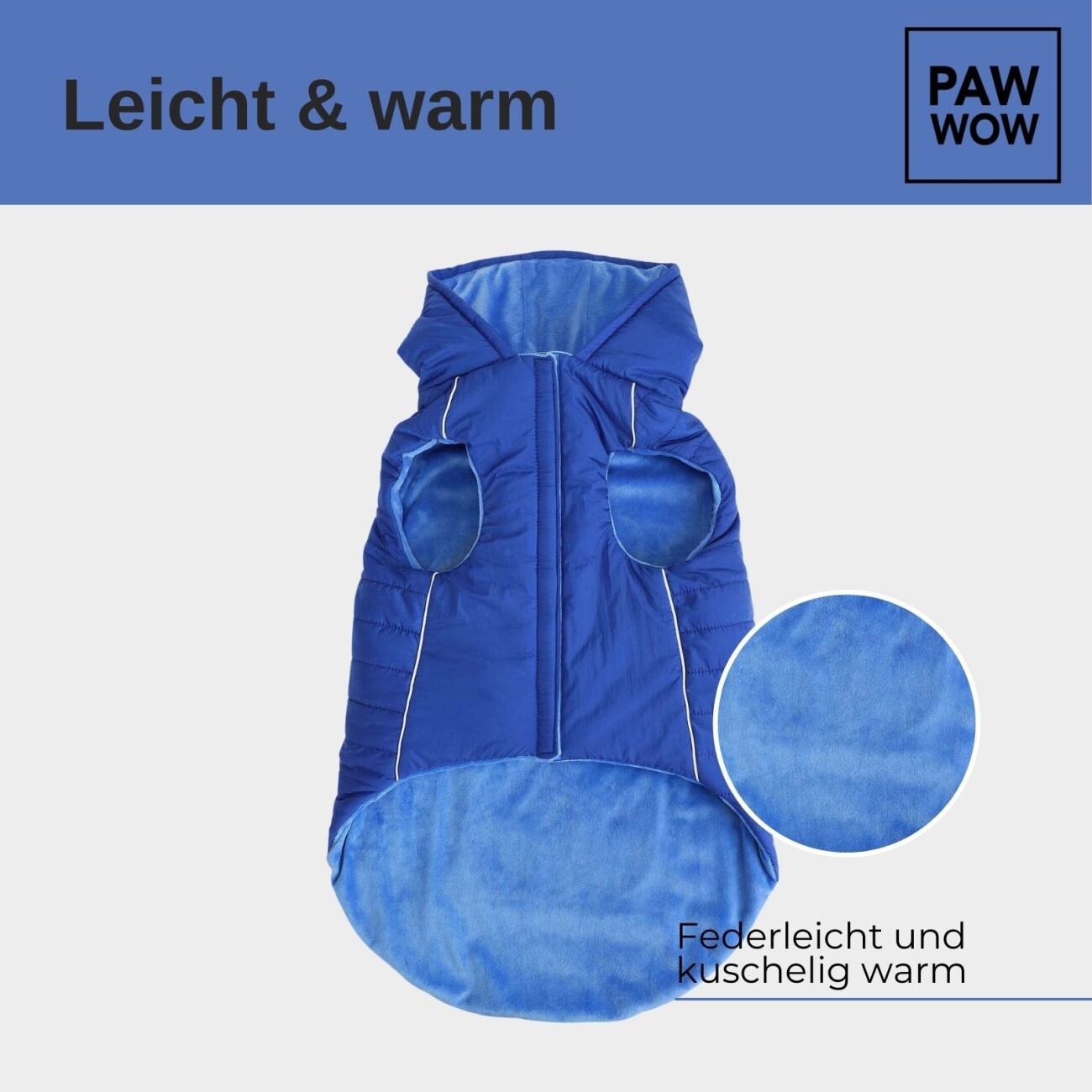 PAW WOW Hundejacke IMMI Blau M