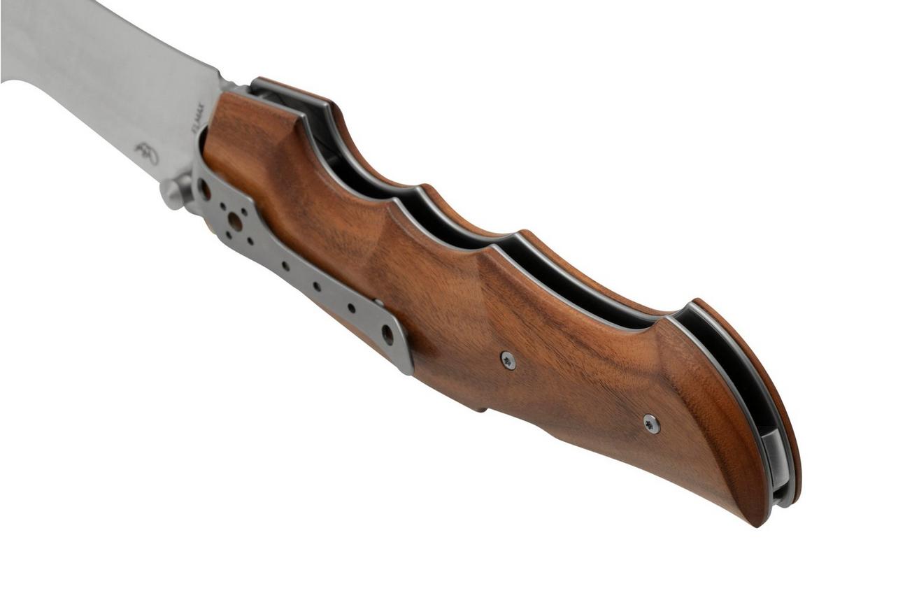 Viper Rhino 1, V5901CB, Satin Elmax, Palo santo-hout zakmes, Fabrizio Silvestrelli design