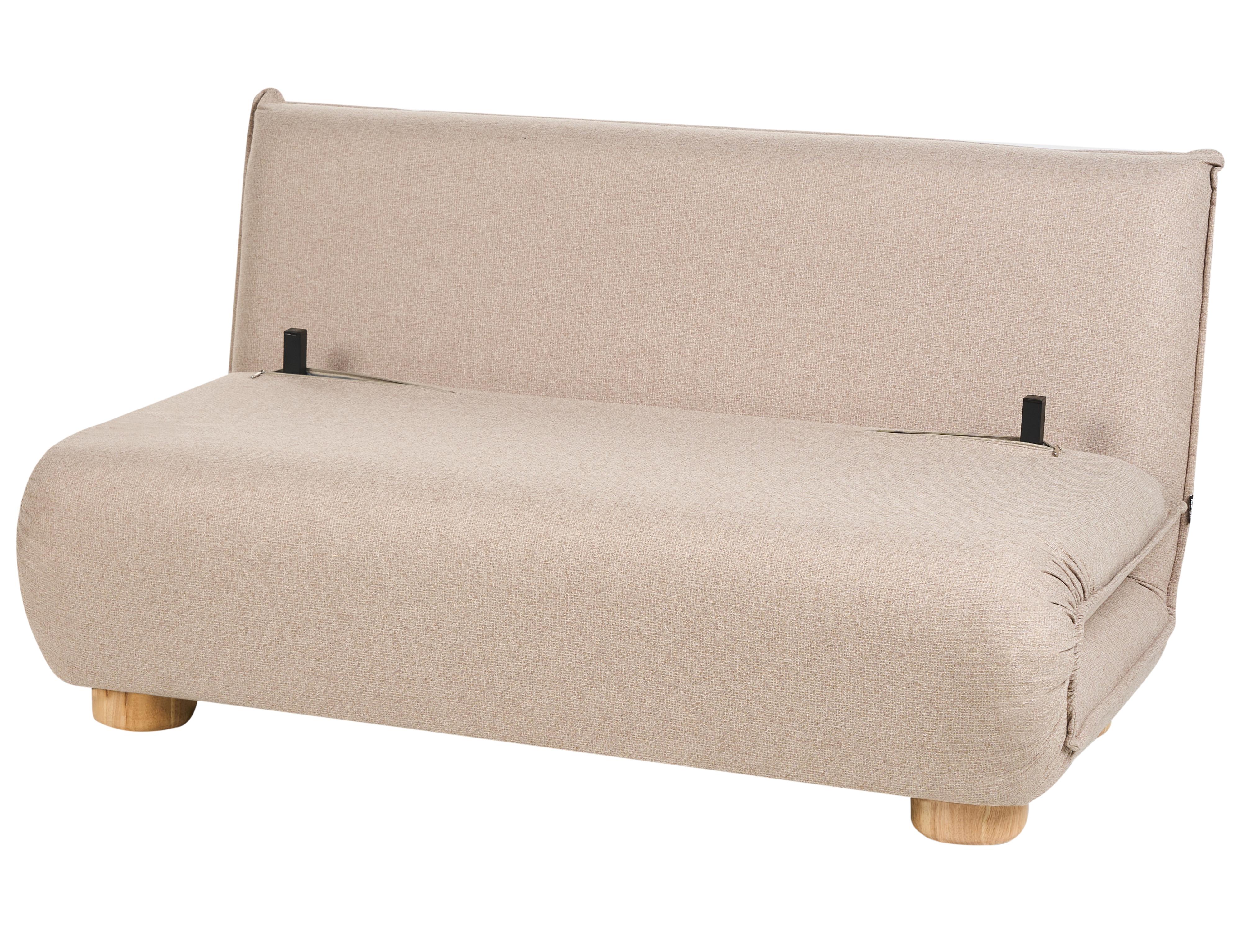 Slaapbank 2-zits ABISKO Kunstlinnen Beige