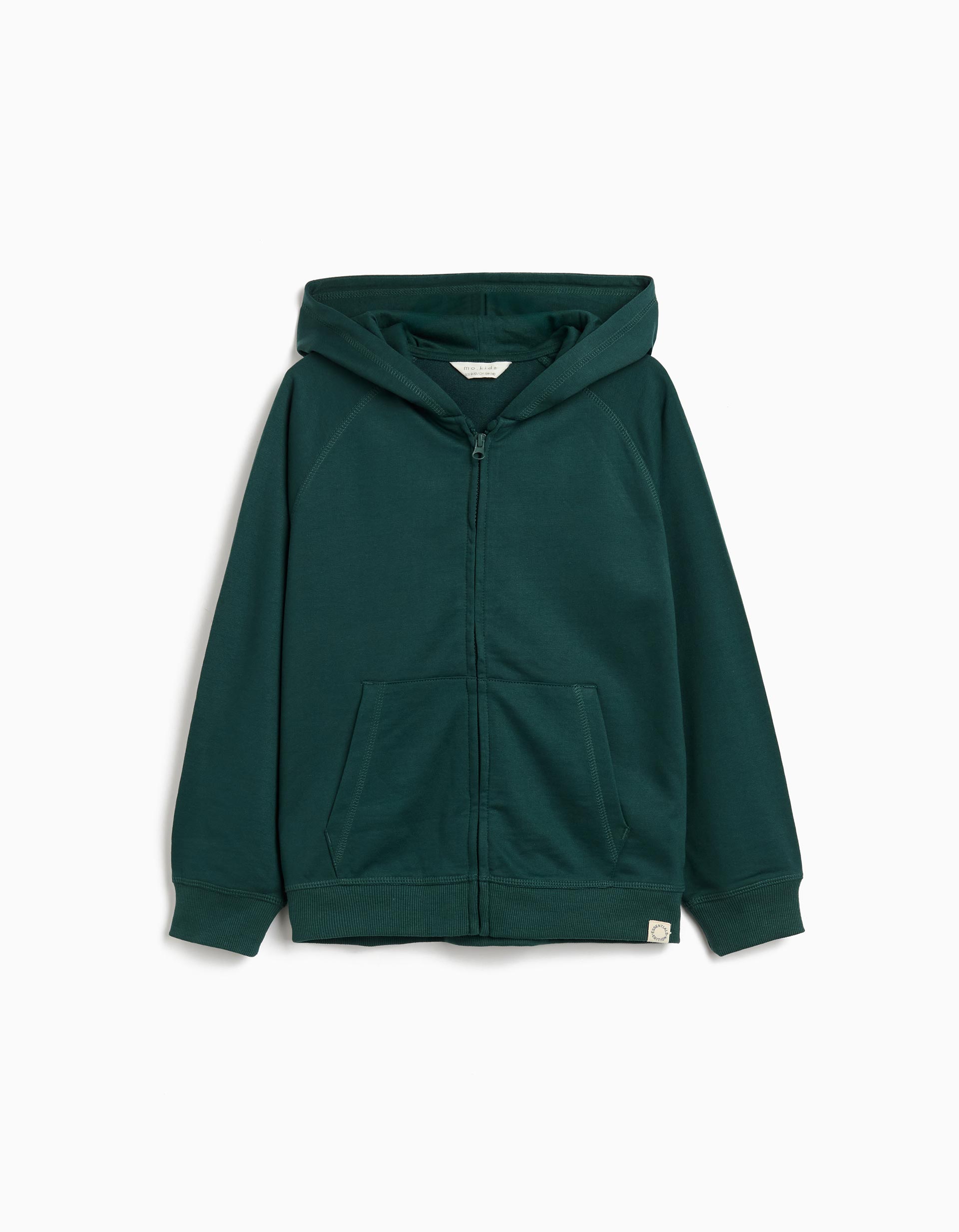 Casaco com Capuz, Menino, Verde Escuro