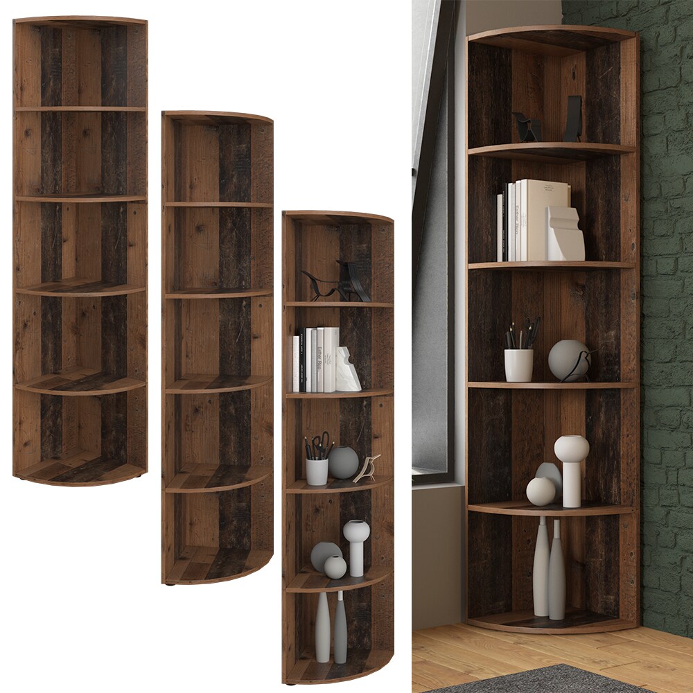 Vicco Eckregal Küchenregal Badregal Ecki 180 x 40 cm Old Style - Wohnzimmer