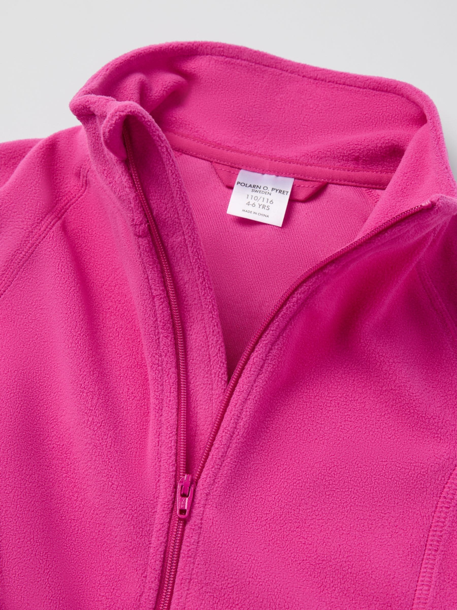 Roze - Polarn O. Pyret Thermal Fleece Zip Top