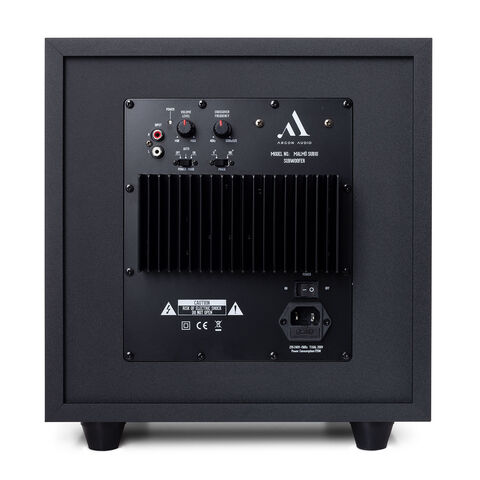 Argon Audio MALMÖ SUB 10 – betaalbare 10” hifi-subwoofer Zwart