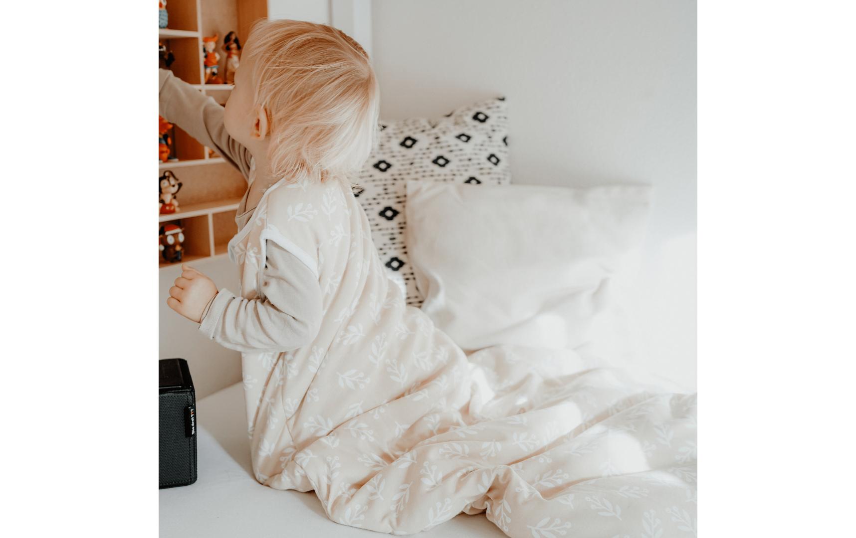Baby-Ganzjahresschlafsack Floral Sand 110 cmGanzjahresschlafsack für Babys
