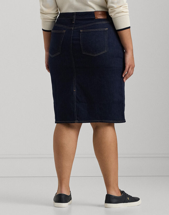 Lauren Ralph Lauren SP STR ECO IN DNM-SKIRT Rinse wash