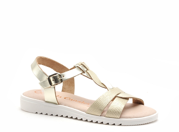Lola  canales nu pieds enfant 4018 or