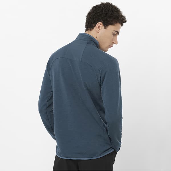 Sweat polaire SALOMON ESSENTIAL LIGHTWARM HZ MIDNIGHT NAVY
