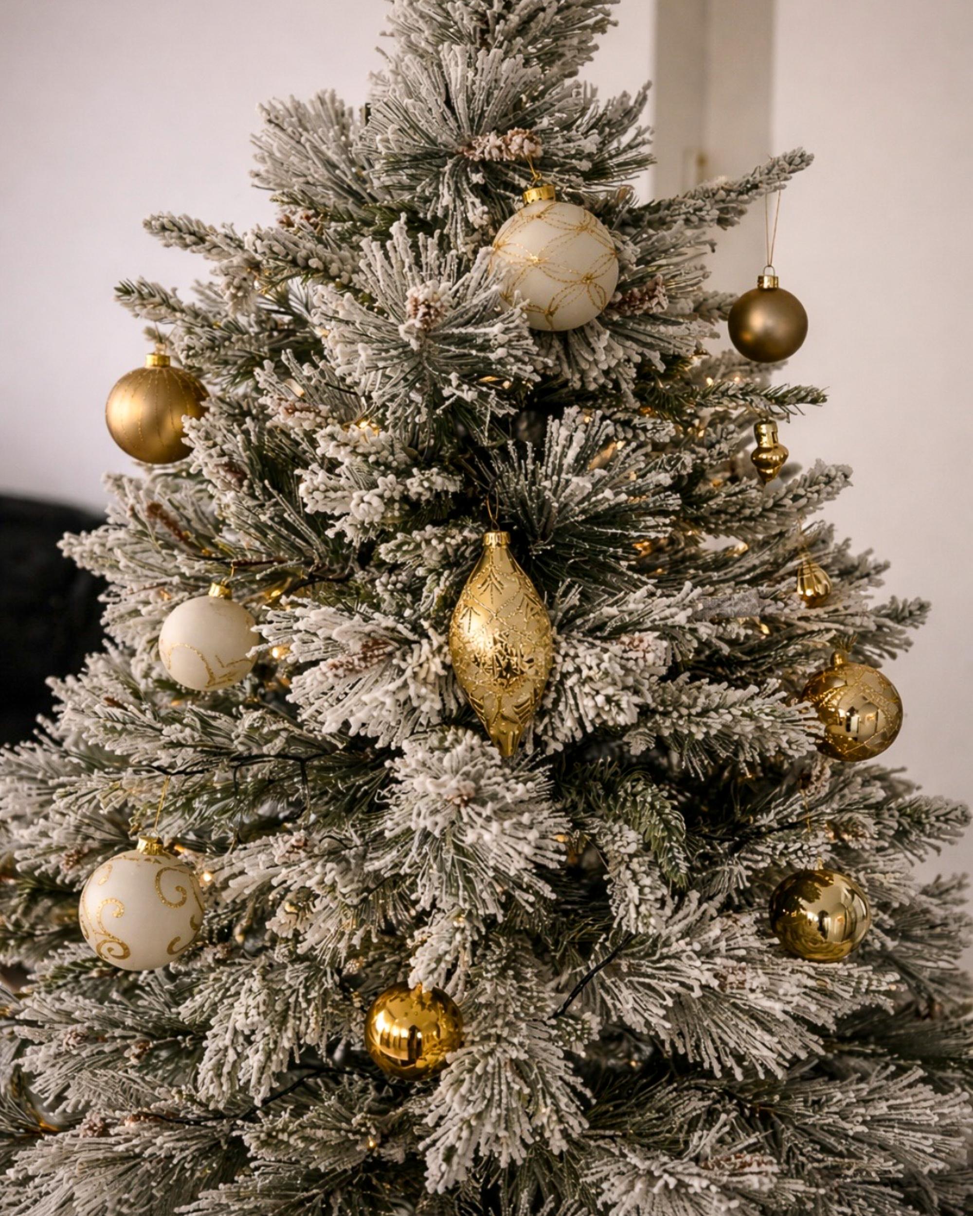 Set van 60 kerstballen FEGEN Goud