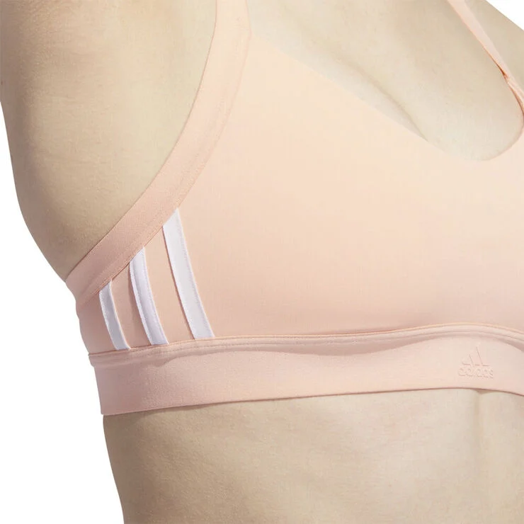 adidas All Me 3-Stripes Bra Pink