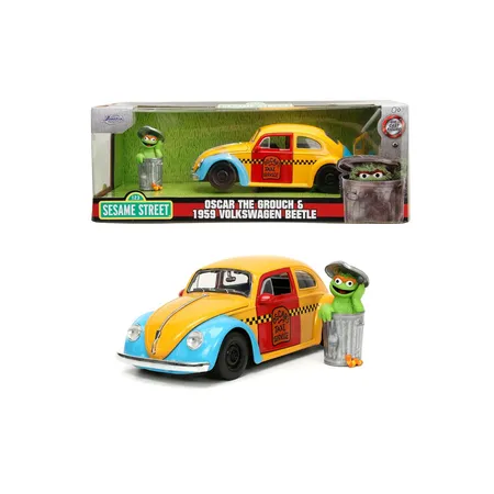 Jada Sesame Street 1959 VW Beetle 1:24