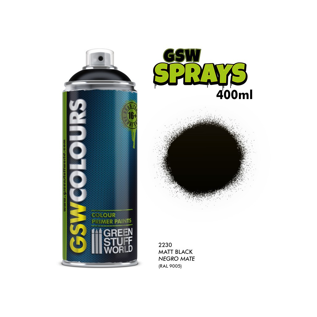 Sous-Couche Green Stuff World - Noir Mat