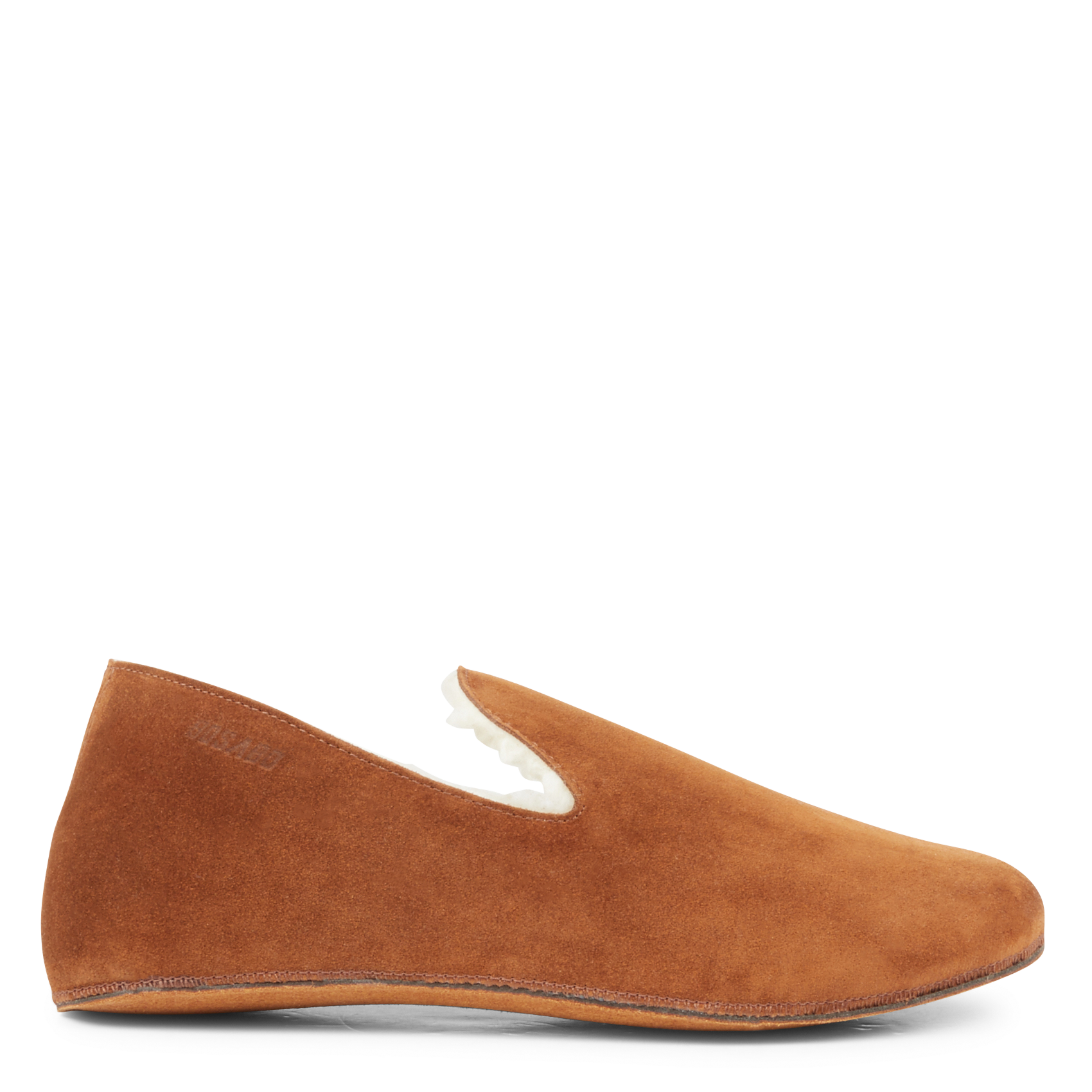 COCO - Chaussons en cuir fourrés | Marron