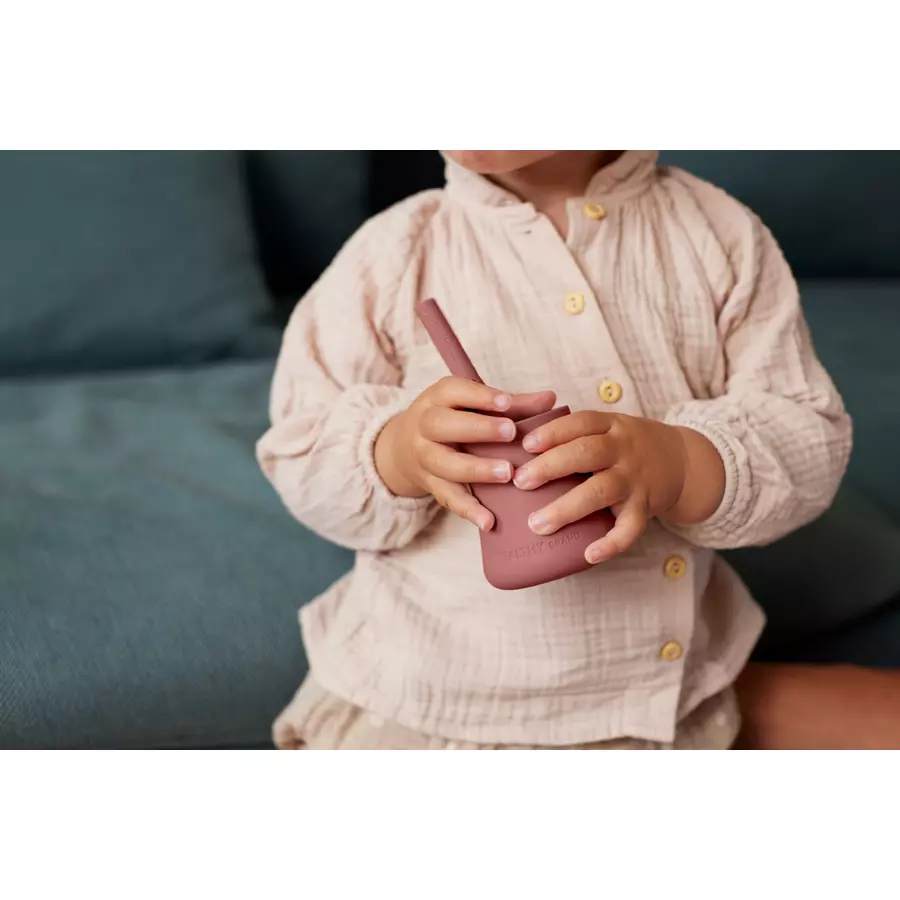 everyday® baby Trinkbecher Silikon 2er-Set, nature red