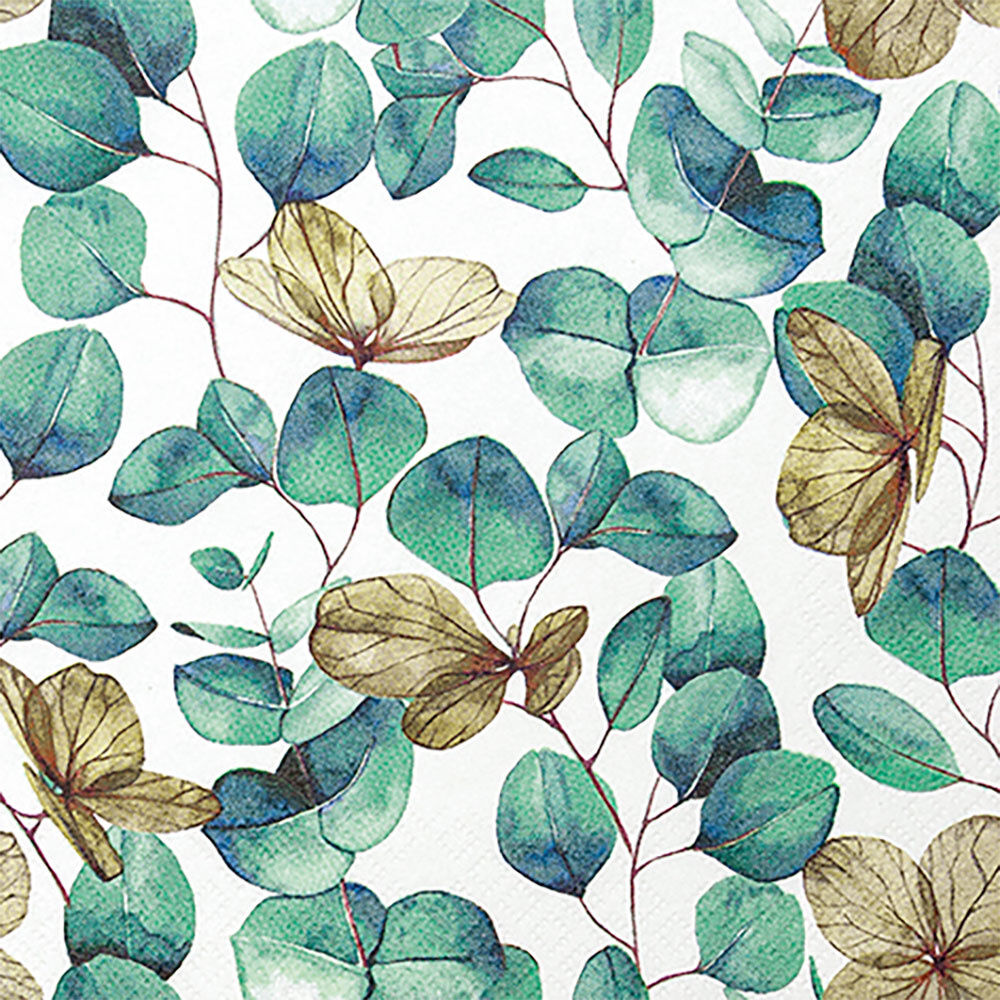 Cocktailservietten Eucalyptus Leaves