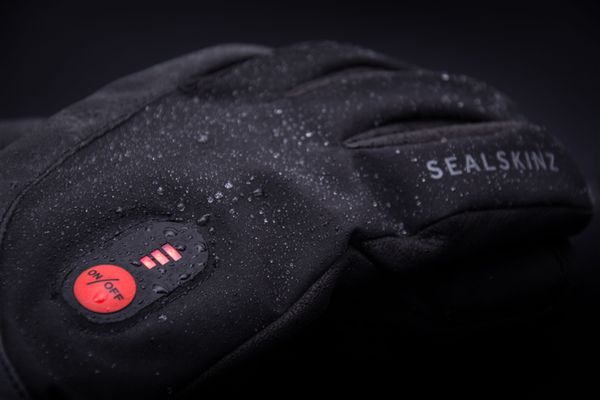 COLD WEATHER Heiz-Handschuh  schwarz  L