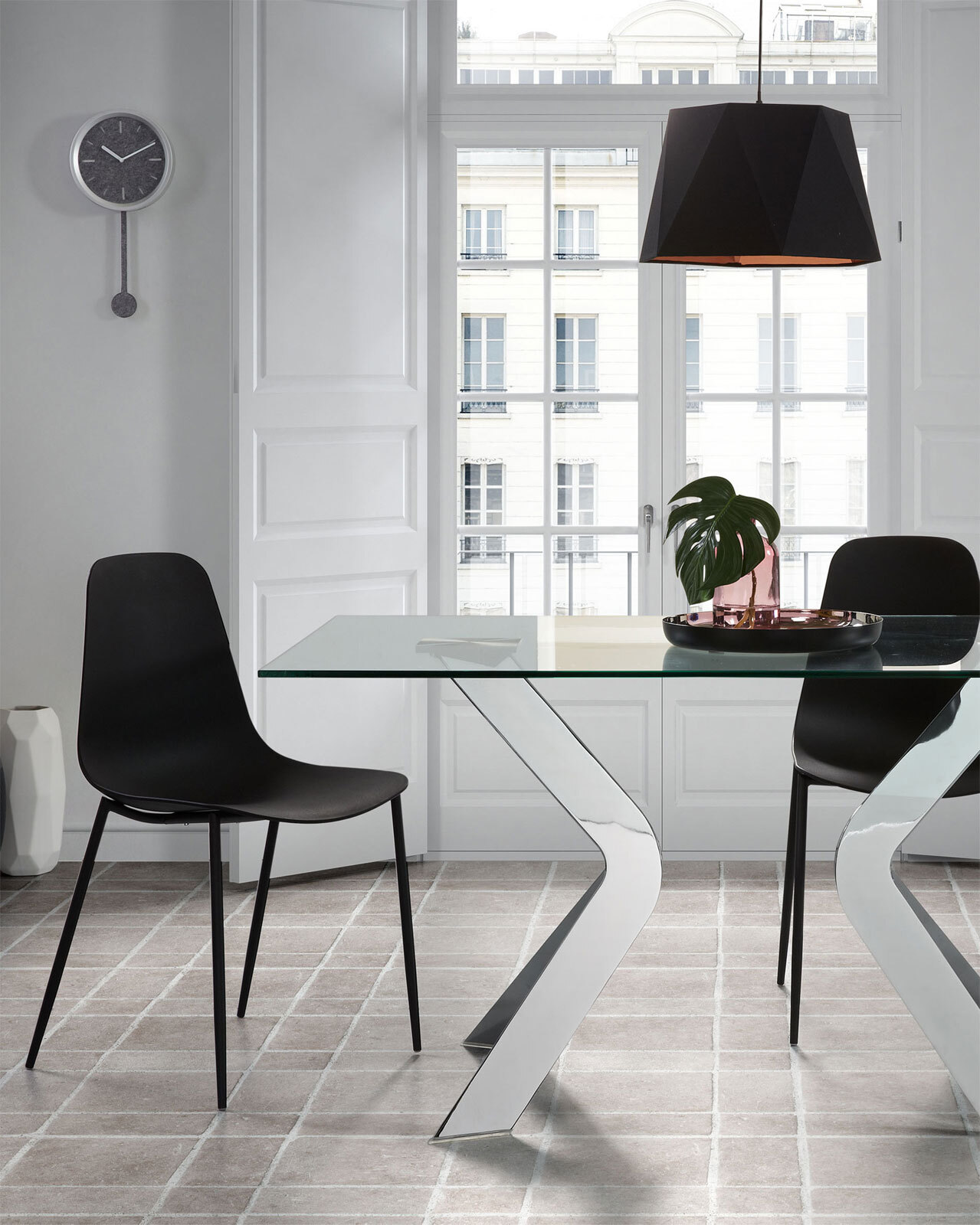 Kave Home Esszimmerstuhl WHATTS 4er Set schwarz