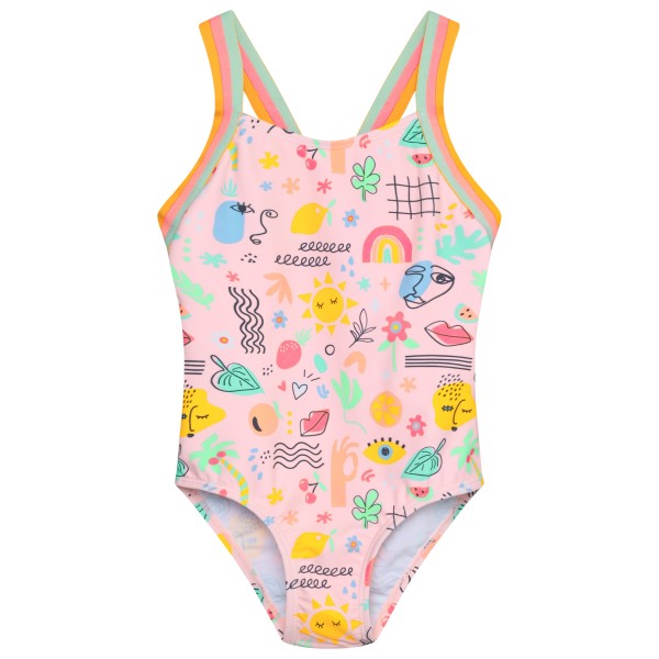 Color Kids - Kid's Swimsuit with Elastic Straps AOP - Maillot de bain