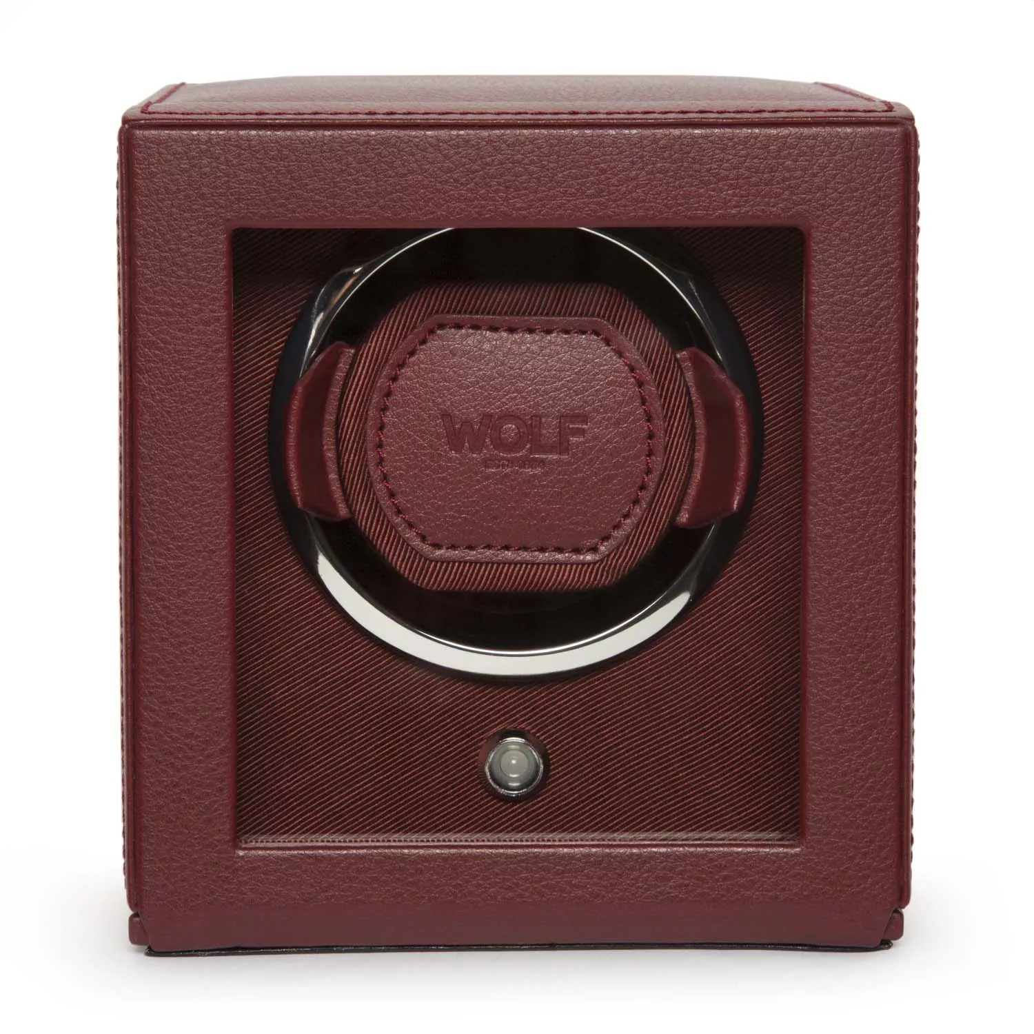 Wolf Cub Watch Winder 1 ur Rød Imiteret Læder 461126
