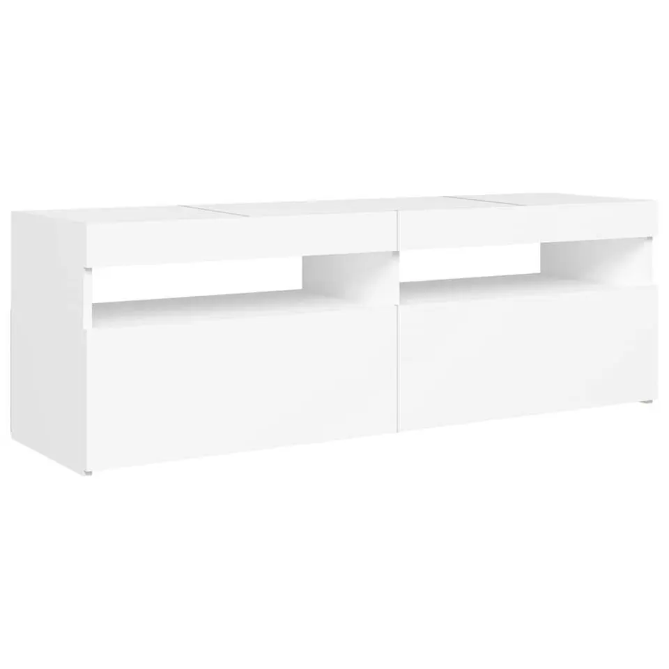 vidaXL - Tv-kast - Wit - Bewerkt hout