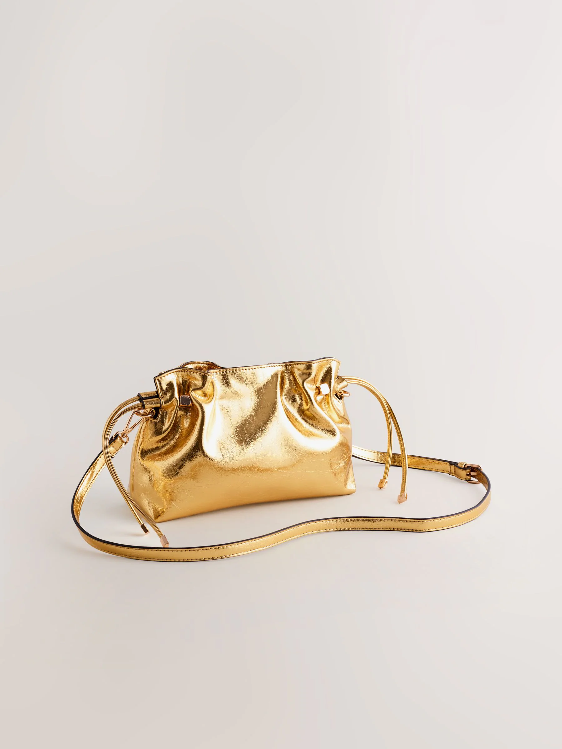 Goud - Clutch met ruches