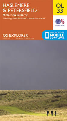 Haslemere & Petersfield, Midhurst & Selborne - OS Explorer Map OL 33 (Sheet map, folded)