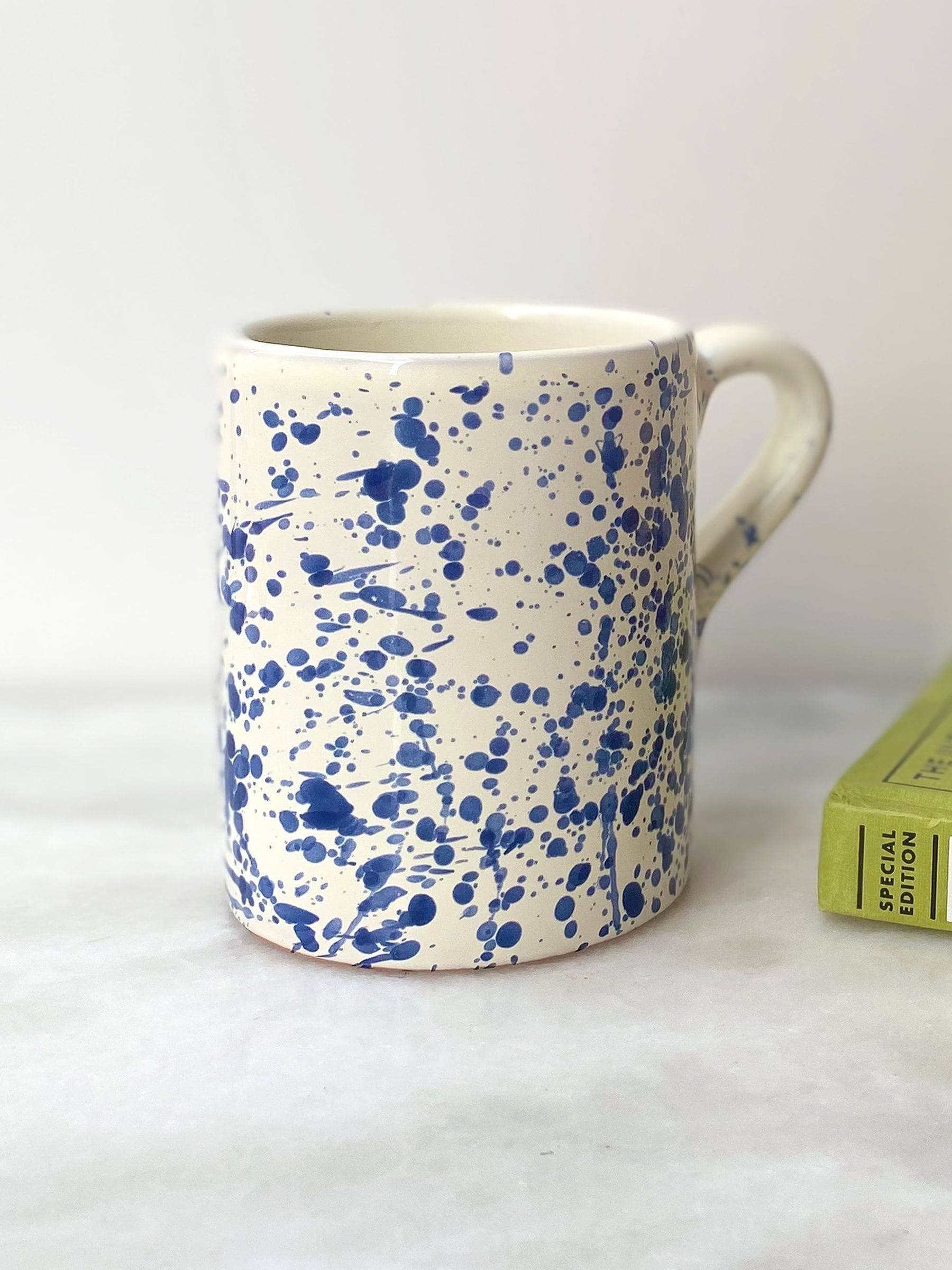 Hot Pottery Set of 4 Splatter Mugs