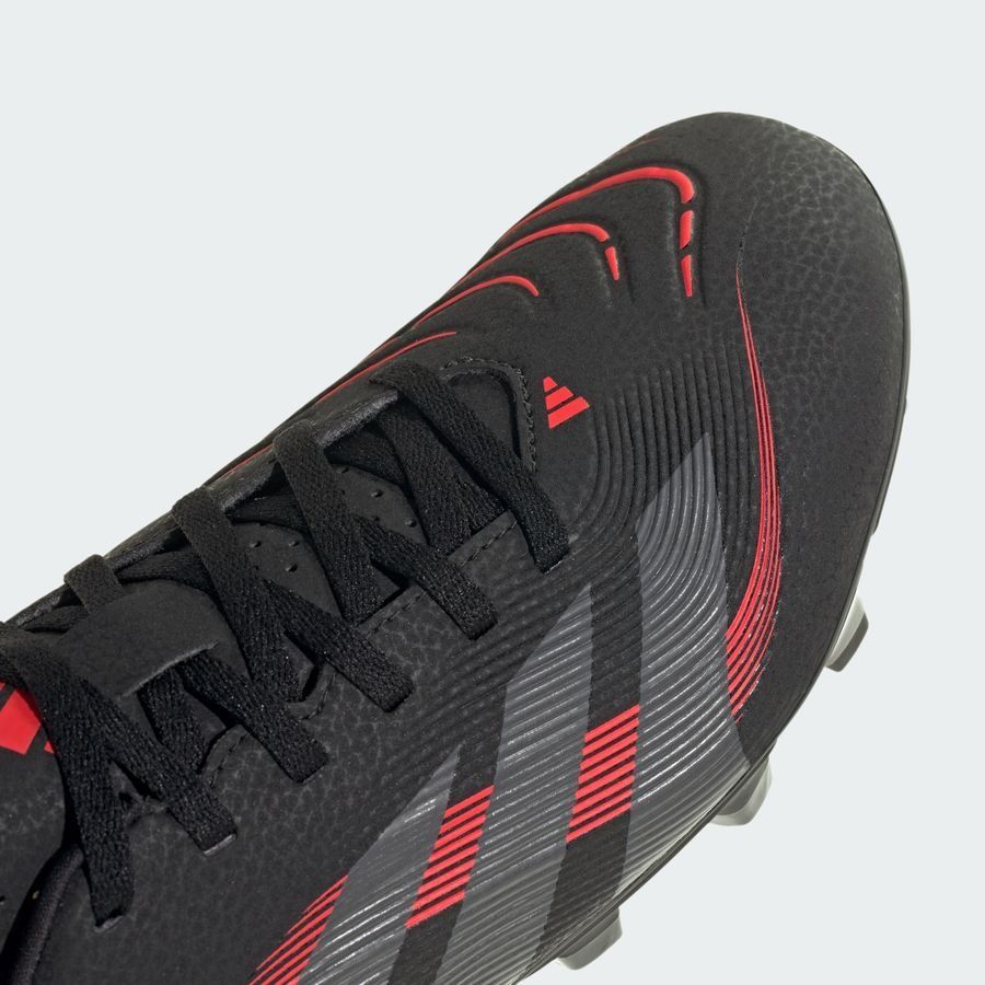 adidas Predator Club FxG Stealth Victory - Noir/Gris/Lucid Red