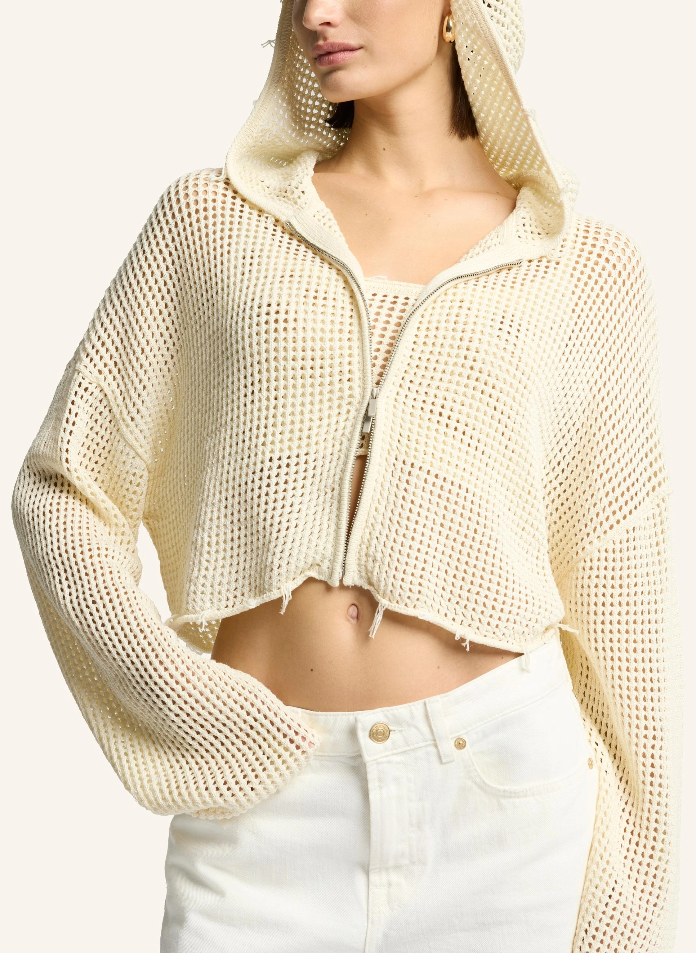 7 for all mankind CROPPED Hoodie