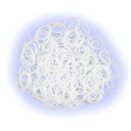 Rainbow Loom® Gummibänder, weiß