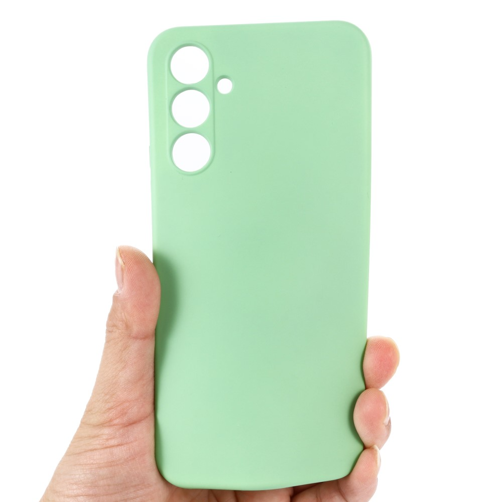 Samsung Galaxy A54 5G Silikon Case Hülle mit Kameraschutz - Grün