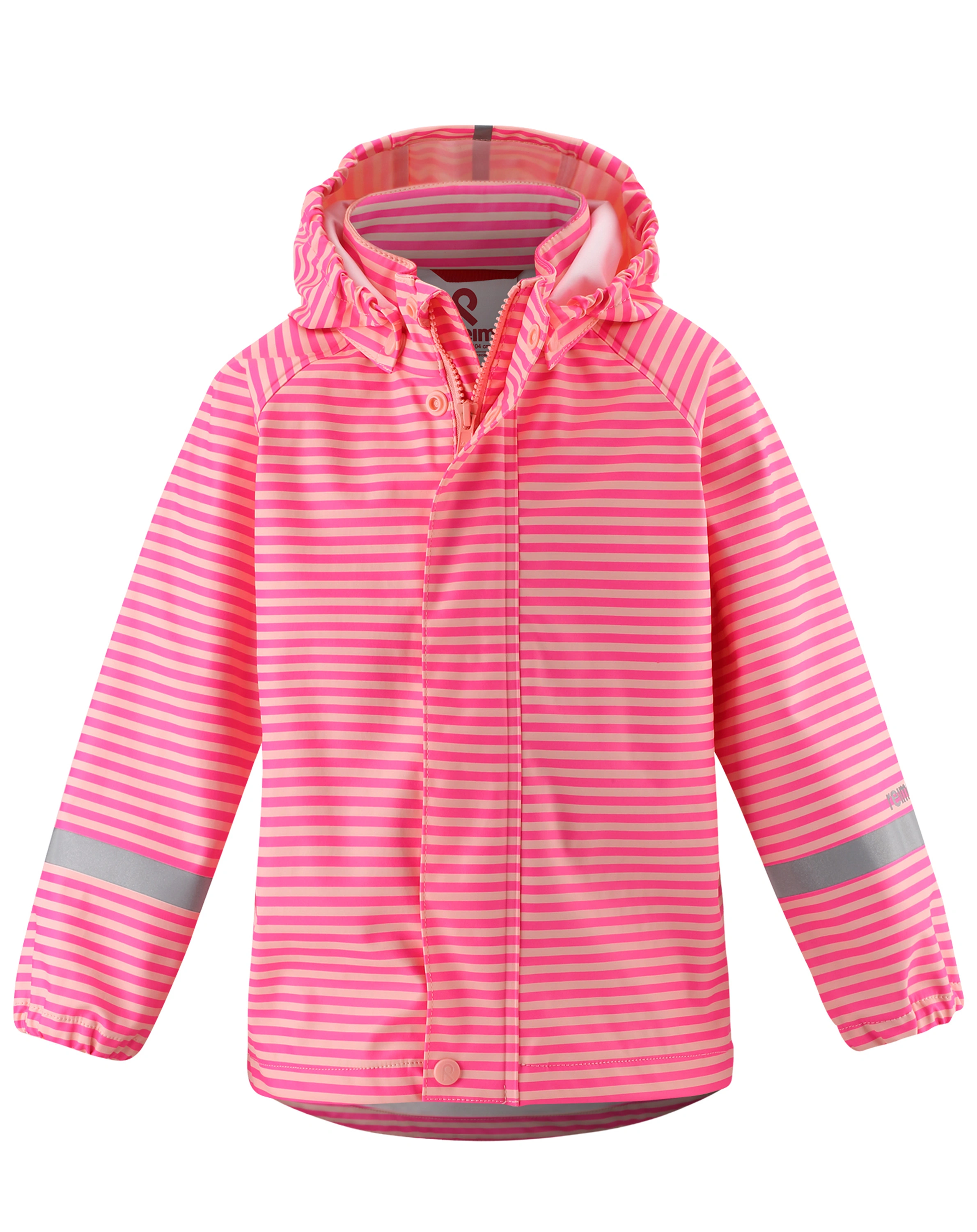 Regenjacke VESI gestreift in powder pink