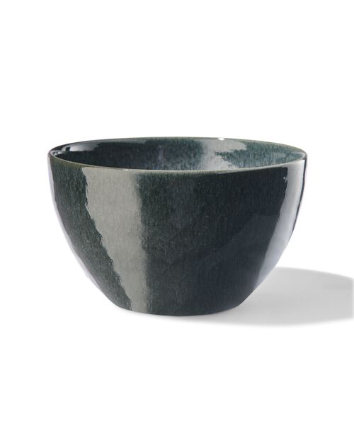 bol - 14 cm - Porto - émail réactif - noir