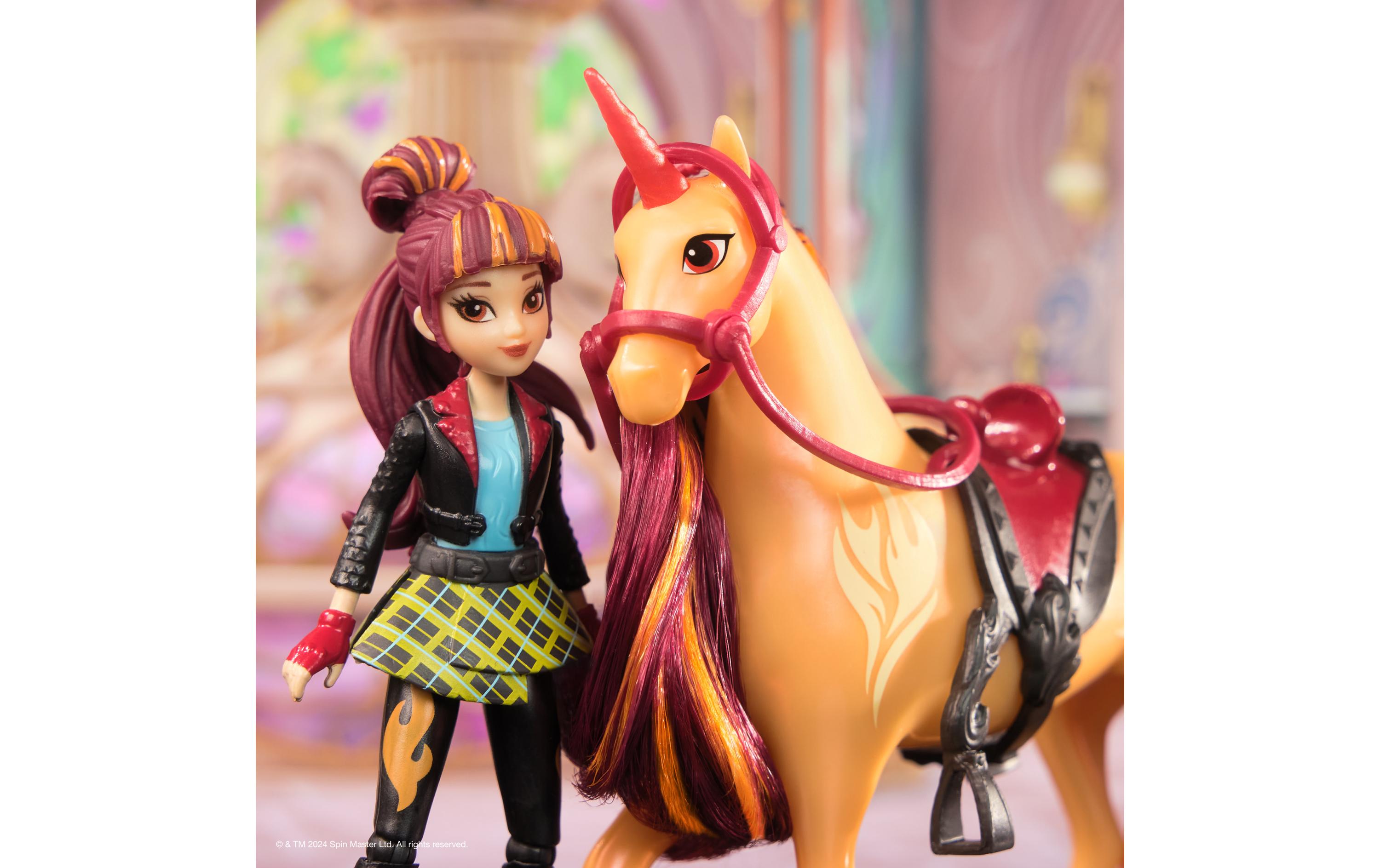 Unicorn Academy Valentina Doll & Cinder UnicornPuppe Valentina und Einhorn Cinder für Kinder
