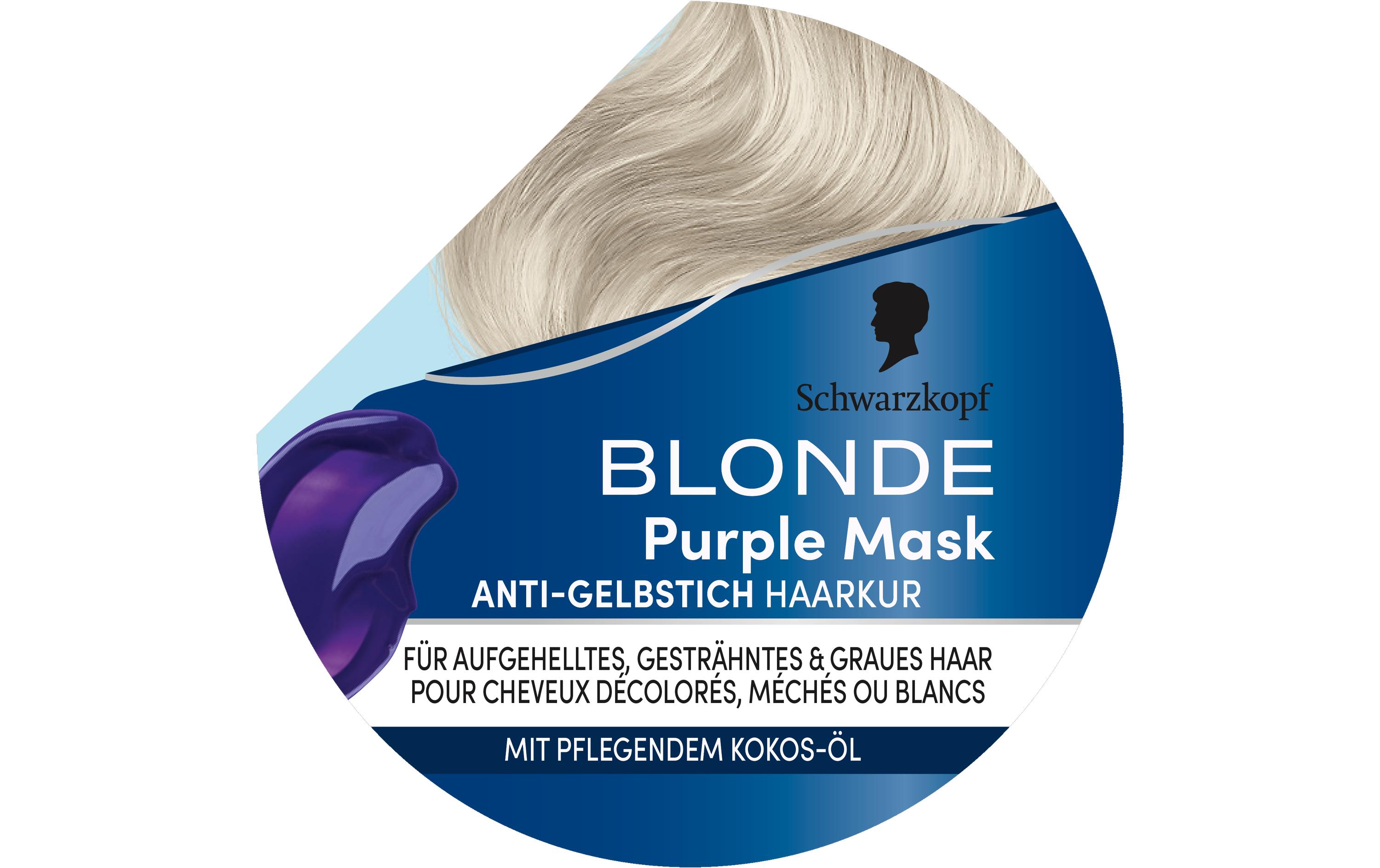 Haarmaske Purple Mask 150 mlNeutralisierende Haarmaske mit Anti-Gelbstich Effekt