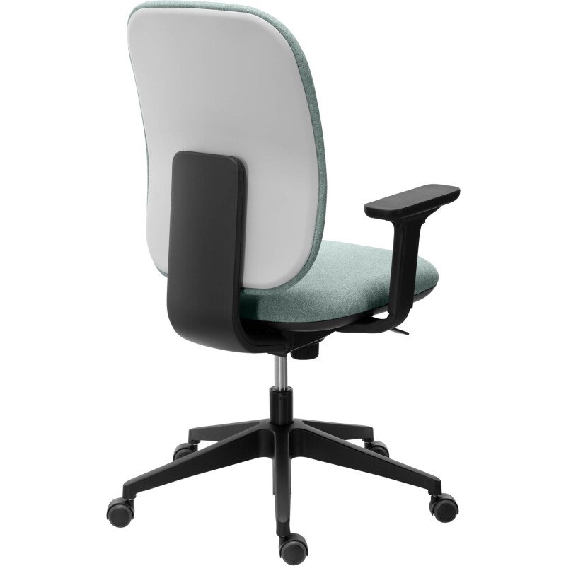 Chaise de bureau ALIA - dossier tissu - mécansime synchrone - avec ou sans accoudoirs - dossier réglable en hauteur