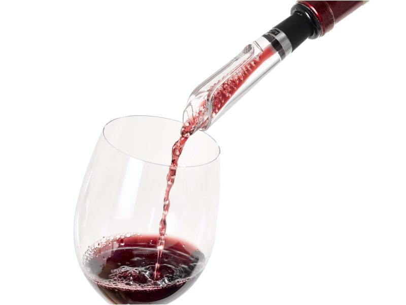 AdHoc Weinausgiesser AEROVIN VA10 1 Stück, Schwarz/Transpar Dekantierausgiesser