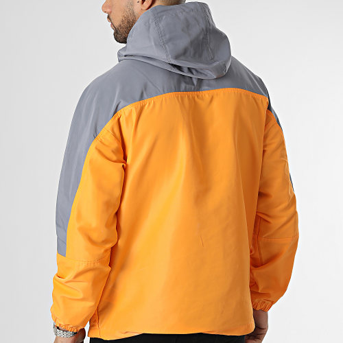 Veste Outdoor Capuche 538364 Orange Gris