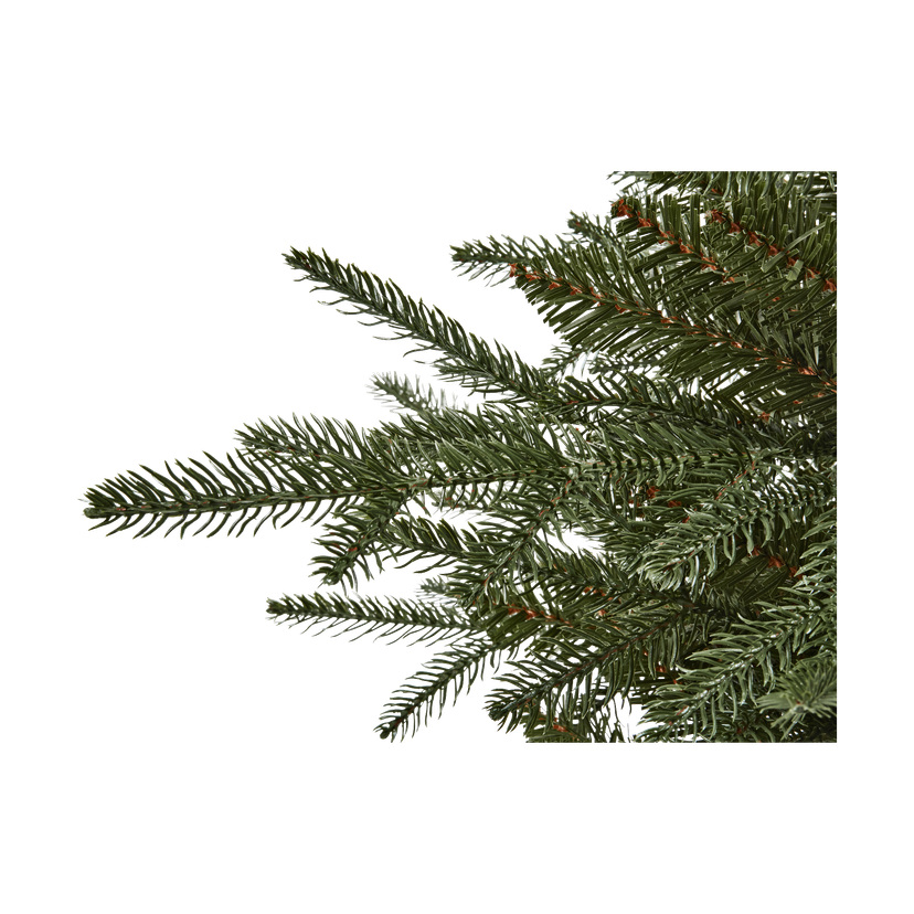 Lite juletre med dekket betongfot 90 cm