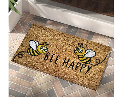 Kokosmat Bee Happy 40x60 cm