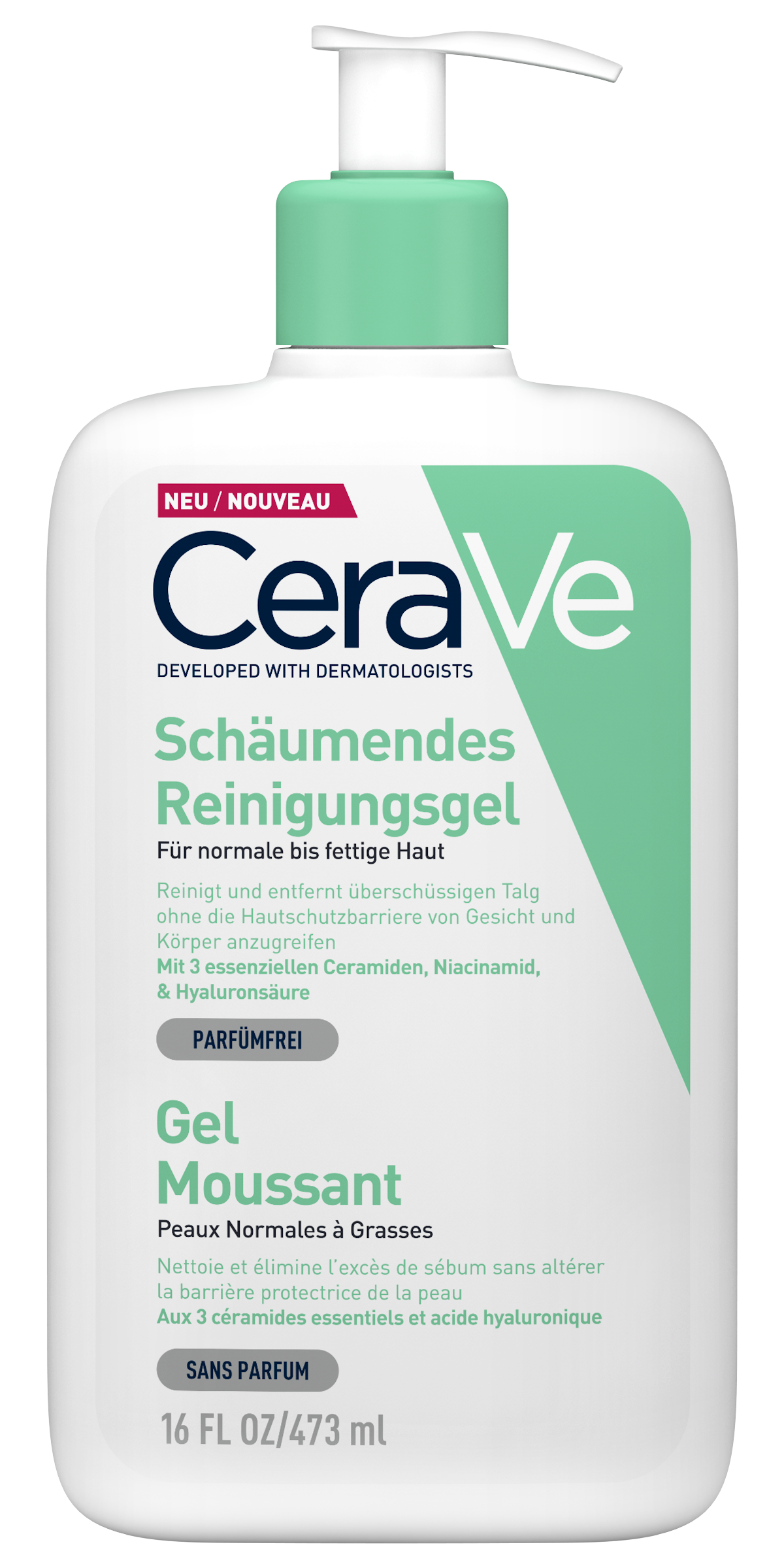 CERAVE Schäumendes Reinigungsgel<br>473 ml, Dispenser, Gel