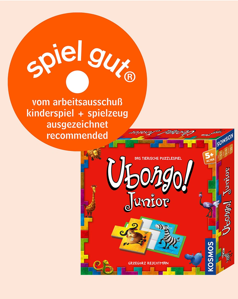 Puzzlespiel UBONGO! JUNIOR in bunt